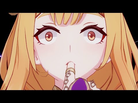 They really made her eat that...
