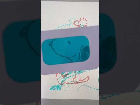 何が見える？What do you see? #shorts #art #artwork#satisfying #スヌーピー #snoopy #peanuts