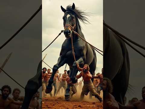 Some goons were taking the horse to the factory #shorts #aistory #aishorts #ytshorts #cartoon #ai