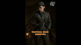 Female Combat Prep – GERMAN Loadout #military #animals #midjourney #heroic