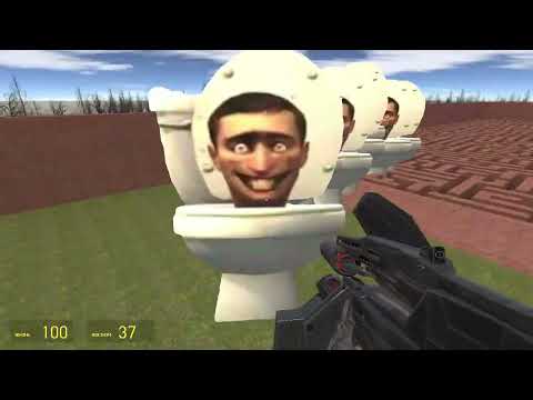 SKIBIDI TOILET & CRAZY NEXTBOTS FUN TOGETHER TO BIG MAZE GARRYS MOD