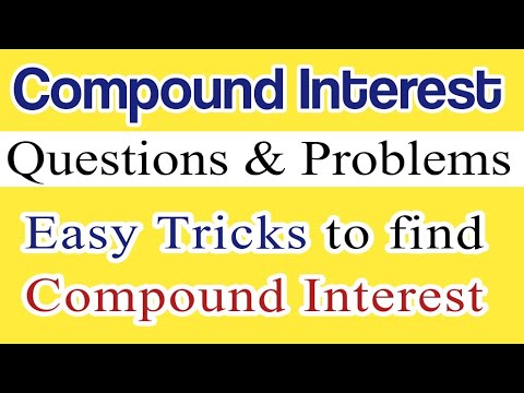 How to find Compound Interest|Compound Interest Problems|Compound Interest Questions|Math Tricks|