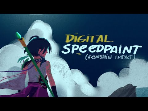 vigilant yaksha | genshin impact speedpaint