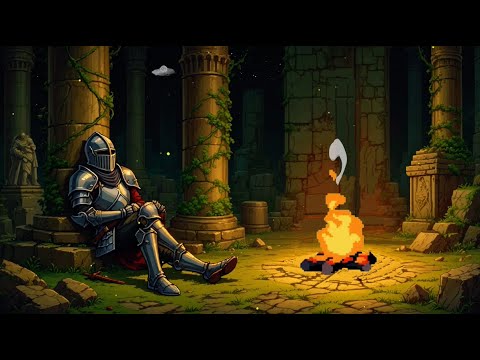 🌙 Resting Traveler at Ancient Ruins | Medieval Ambient Music for Relaxation & Focus (Live 24/24)