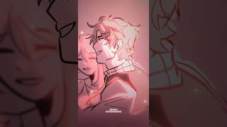 The moment he realized #genshinimpact #genshinclip #hoyocreators #chiscara #modernau
