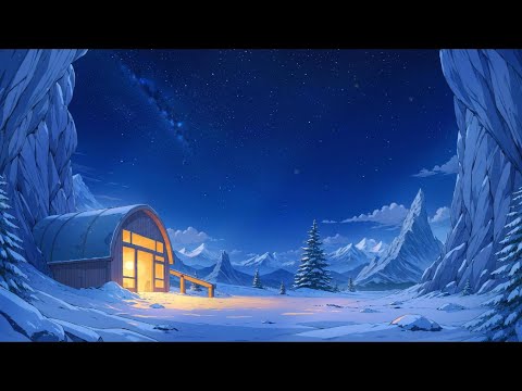 under the stars | winter night lofi for study & relaxation