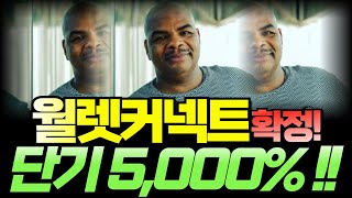 [월렛커넥트 코인] 업비트에서 가장 핫한 종목! 신규상장 대박 났다! 솔라나가 도와준다! 단기간에 5000% 상승!