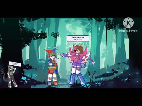 Crystalclo's pomni meets Mooncat + Mooncat gets roasted!?