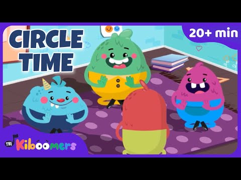 Exciting Circle Time! 20+ Min of Fun Transition Songs & Playtime Games for Preschool | The Kiboomers