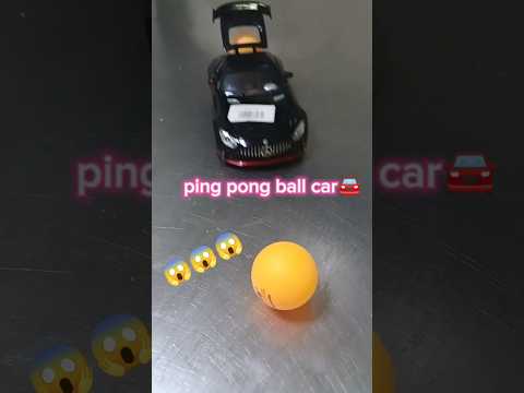 Ping pong ball vs Mercedes shorts #shorts #music #car #music #bass #remix #dubstep #toys #edm