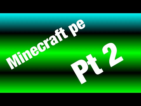 Minecraft pe building a house (ep 2)