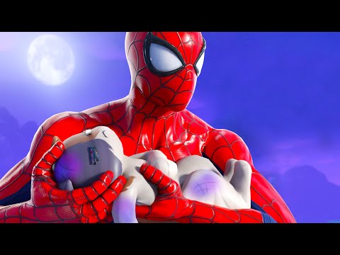 Kit meets Spiderman! (Fortnite Animation)