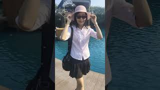 泰國曼谷水上泡泡咖啡廳~超夢幻美麗粉藍色大水池😄。Water. Bubble Cafe,Bangkok,Thailand.Super dreamy. #travel
