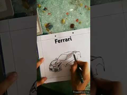 #art #drawing #ferarri #ferarridrawing