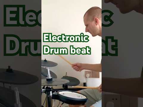 I made an Electronic drum beat #drumbeat #drummer #rolandvdrums #electronicdrums #drumcover #drums