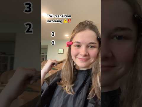 Calico wolf cut 😝✨🎀 #ytshort #transition #yt #hair #art #lipsync