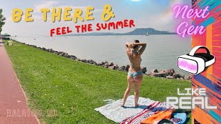 Be There & Feel the Summer in VR180 8K – Realistic Beach POV