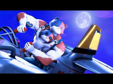 Kit & Meowscles' exciting Airplane Adventure (Fortnite Animation)