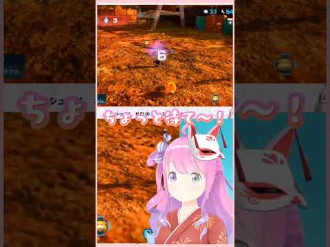逃げる大脱走ルーナイト(ピクミン)を追いかけるルーナ姫