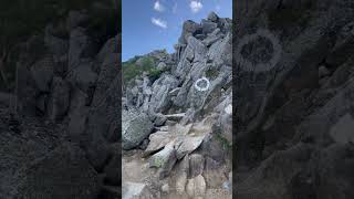 常念岳　#常念岳 #槍ヶ岳 #登山 #北アルプス #日本アルプス #登山好きな人と繋がりたい #絶景 #shorts #hiking #mountains #alps #japan