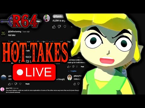 REACTING TO ALL OF YOUR ZELDA HOT TAKES LIVE