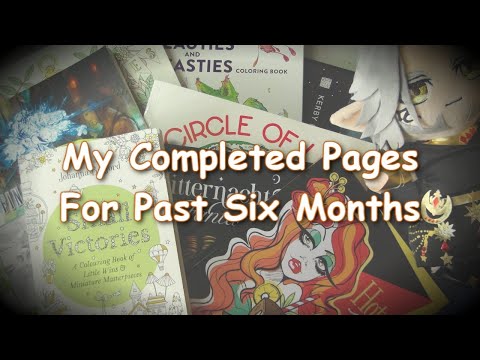 My Completed Pages For Past Six Months