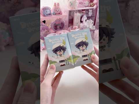 genshin x popmart dress-up dreams blind box🤍 #asmr #genshinimpact #popmart #blindbox #unboxing