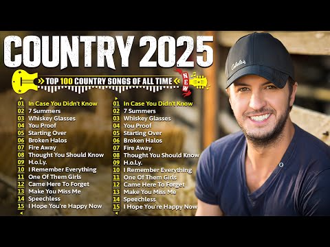 New Country Music 2025 Collection 🌕 Luke Bryan, Luke Combs, Chris Stapleton, Kane Brown, Jon Pardi
