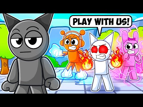 Ignoring MY FRIENDS For 24 HOURS In Strongest Battle Grounds...