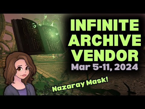 Infinite Archive Vendor - Nazaray Mask! [The Elder Scrolls Online]