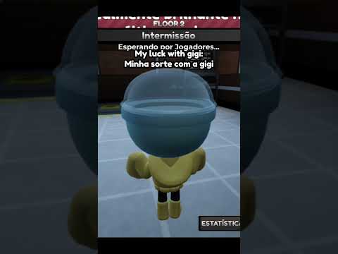 Minha sorte com a gigi: #dandysworld #roblox #solorun #gigi #shorts