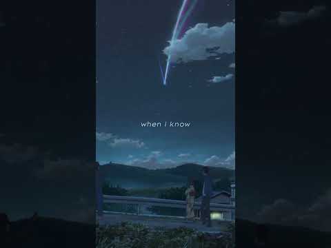 a part of you broke, a whole of me burnt #kiminonawa #yourname #anime #nostalgia
