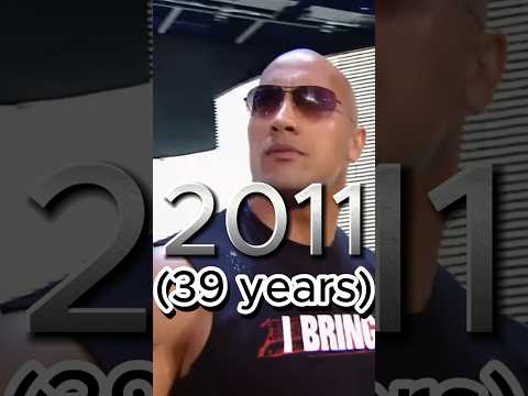 Evolution Of The Rock 1984 To 2025 #therock #dwaynejohnson #wwe