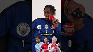 FRIMPONG picks: MAN CITY v ARSENAL v LIVERPOOL 👀 #shorts