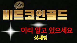 비트코인골드 상폐빔. 상장폐지 대응