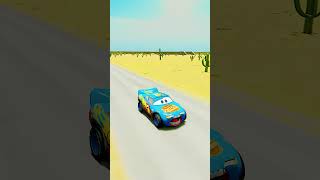 Pixar Cars Jump Challenges #shorts  #beamngdrive  #trend #mcqueen #monstercars #pixarcars #beamng