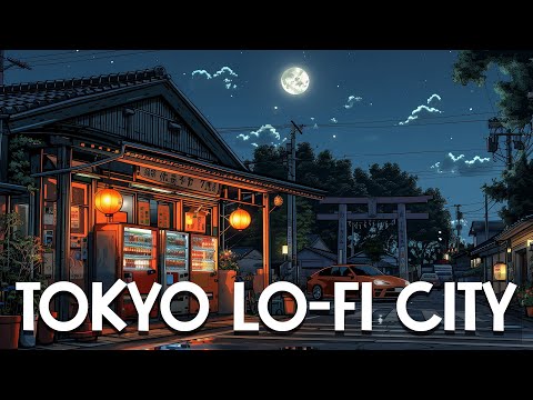 A Silent Night in Tokyo 🔥Tokyo Lofi City 🌃 Lo fi Beats To Sleep, Relax  [lofi hiphop mix]