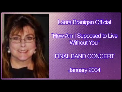 Laura Branigan - How Am I Supposed to Live Without You [cc] - Final Band Concert - Jan. 2004