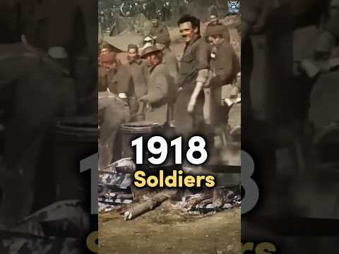 Breakfast in the Trenches American Soldiers in WW #restoredfootage #historicalfootage