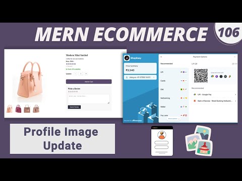 MERN Stack E-Commerce Project #106: Working on Profile Image Update