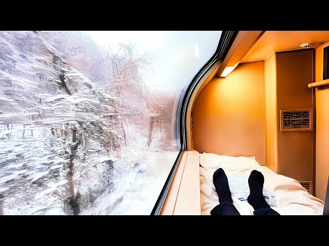 Riding Japan's Famous Sleeper Train - Sunrise Express | Tokyo to Izumo | 4K Vlog in Winter Season