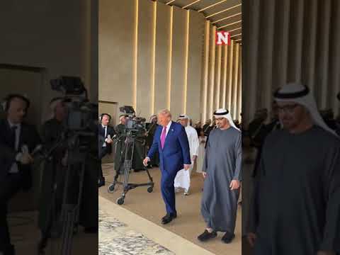 Hair-Swinging Dancers Greet Donald Trump In Abu Dhabi
