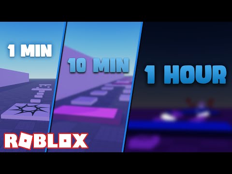 Making a ROBLOX OBBY in 1 MIN vs 10 MIN vs 1 HOUR