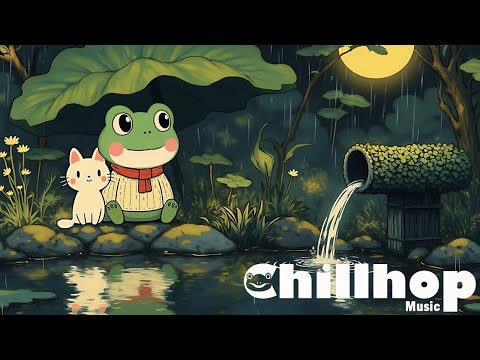Rainy Day Frog 🐸 Lo-Fi Chill Jazz for Study & Relaxation