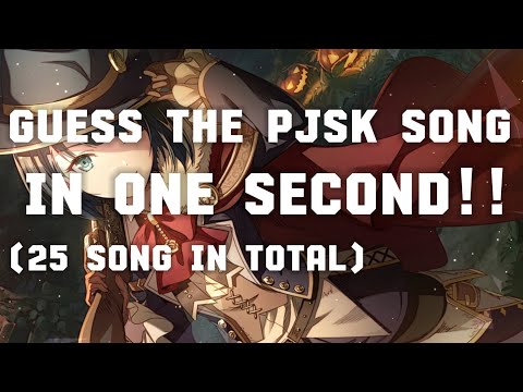 Guess the project sekai song IN ONE SECOND!