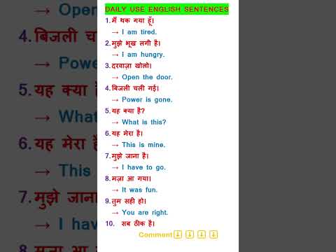 Daily English Words Used in Daily Life | Daily Use English Words with Meaning #englishwords #shorts