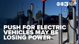 Push for electric vehicles may be losing power