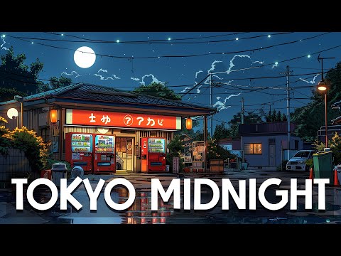 A Silent Night in Tokyo 🔥Tokyo Midnight 🌃 Lo fi Beats To Sleep, Relax  [lofi hiphop mix]