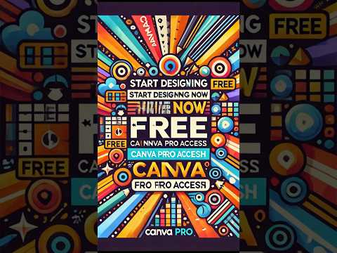 Start Designing Now With Free Canva Pro Access