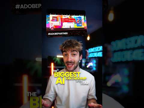 Adobe just dropped the BIGGEST AI partnership of the year!
